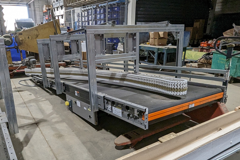 Used TGW Belt Merge Conveyor