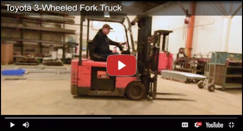 Toyota 3-Wheel Forklift