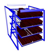 Carton Flow Rack Assembly