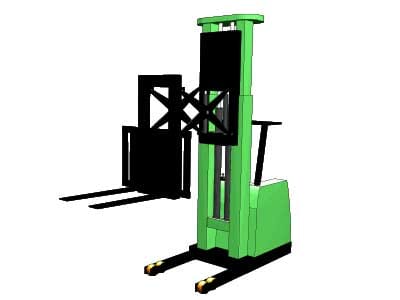 Scissors Reach Forklift