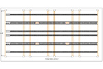 Pallet Rack Flow Rail System Drawing Overhead