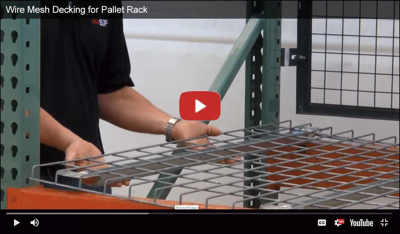 Wire mesh decking video